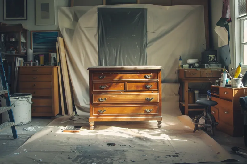 como pintar un mueble de madera