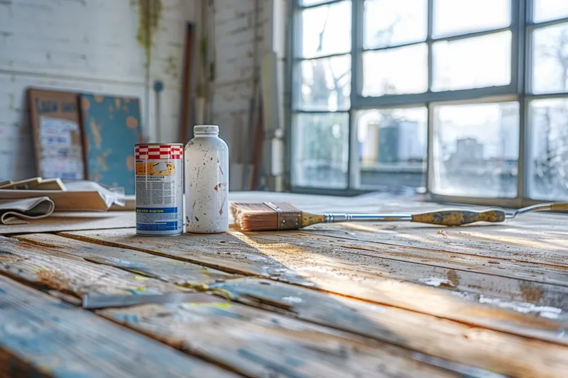 como pintar una mesa de madera