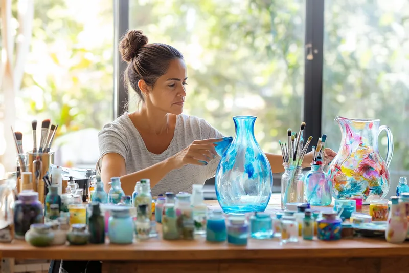 ¿Como pintar cristal o vidrio