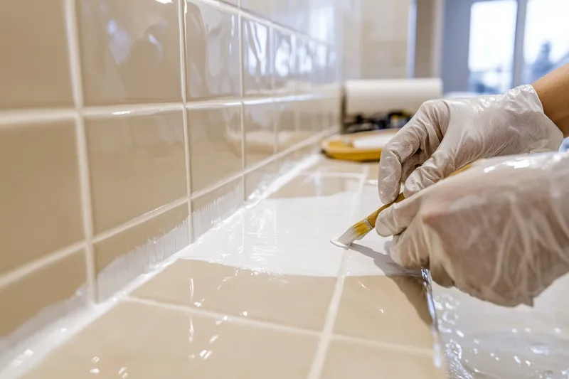 ¿Como pintar los azulejos del bano o la cocina