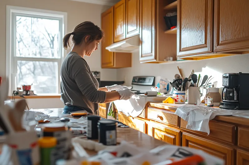 ¿Como pintar los muebles de la cocina con esmalte