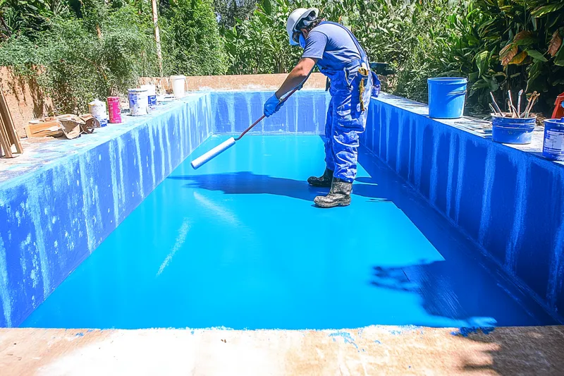 ¿Como pintar una piscina de obra u hormigon