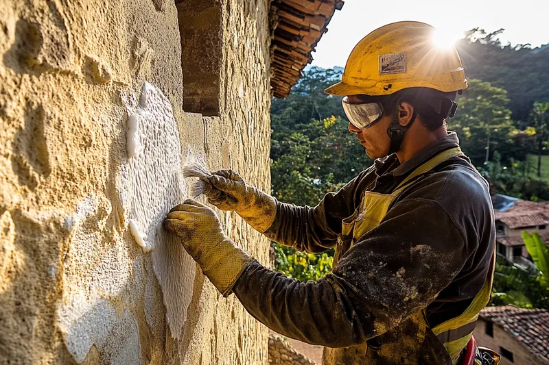 ¿Como restaurar y dar brillo a una fachada de piedra natural