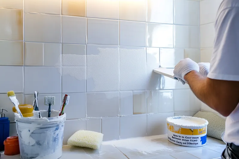 ¿cómo tapar los azulejos del baño o la cocina con masilla? descubre técnicas fáciles y efectivas